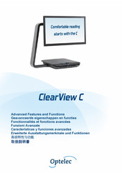 Optelec ClearView C Mode D'emploi