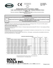 SIOUX 1SM2505 Instructions