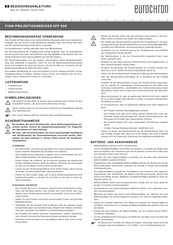 Eurochron 1380339 Mode D'emploi