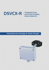 Sentera Controls DSVCX-R Instructions De Montage Et Mode D'emploi