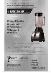 Black & Decker Home CYCLONE BLC10650MB Mode D'emploi