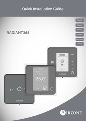 Airzone RADIANT365 Guide D'installation Rapide