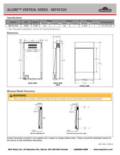 Napoleon Allure NEFVC32H Manuel D'installation