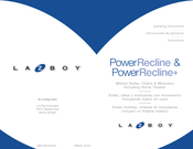 La-Z-Boy PowerRecline+ Instructions