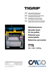 Columbus McKinnon Tigrip TTS 3,0/1240-810 Traduction De Mode D'emploi