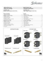 Staubli CombiTac MA213-05 Notice De Montage