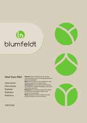Blumfeldt Heat Guru Mini Mode D'emploi
