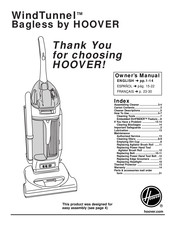 Hoover WindTunnel Manuel Du Propriétaire