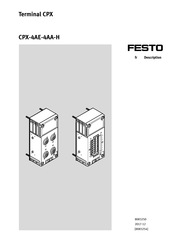 Festo Terminal CPX Serie Mode D'emploi