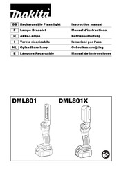 Makita DML801X Manuel D'instructions