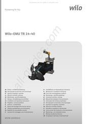 Wilo EMU TR 21 Notice De Montage Et De Mise En Service