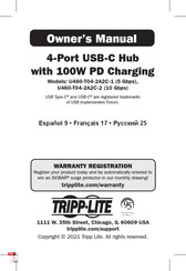 Tripp-Lite U460-T04-2A2C-2 Manuel De L'utilisateur