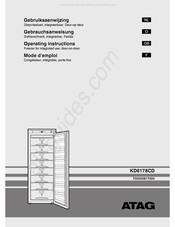 Atag KD8178CD Mode D'emploi