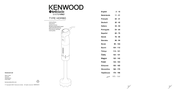 Kenwood Triblade SystemPro HDM80 Instructions