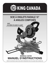 King Canada 8372N Manuel D'instructions