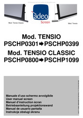 ADEO SCREEN TENSIO CLASSIC PSCHP1099 Manuel D'instruction