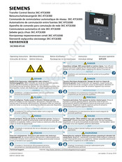 Siemens 3KC9000-8TL40 Notice D'utilisation