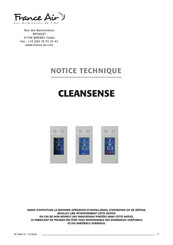France Air Cleansense UNIT+ Notice Technique