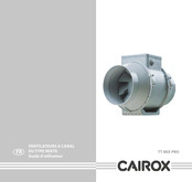 CAIROX TT MIX PRO 315 Guide D'utilisateur