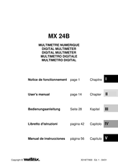 Metrix MX 24B Notice De Fonctionnement