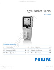 Philips Digital Pocket Memo Manuel De L'utilisateur