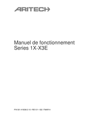 Aritech 1X-X3E Série Manuel De Fonctionnement