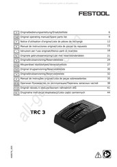 Festool TRC 3 Notice D'utilisation D'origine