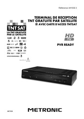 Metronic PVR READY Mode D'emploi