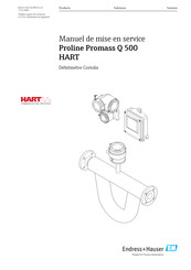 Endress+Hauser Proline Promass Q 500 Manuel De Mise En Service