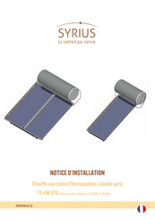 SYRIUS TS-202EW Notice D'installation