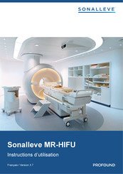 Profound SONALLEVE MR-HIFU V2 ACHIEVA 1.5T Instructions D'utilisation