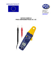 PCE Instruments PCE-LCT2 Notice D'emploi