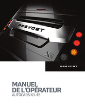 PREVOST X3-45 2017 Manuel De L'opérateur