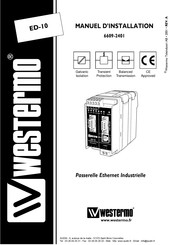 Westermo ED-10 Manuel D'installation