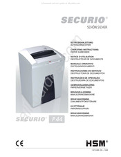 HSM SECURIO P44 Notice D'utilisation