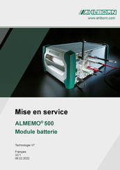 Ahlborn ALMEMO 500 Mise En Service