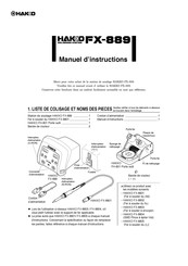 Hakko FX-889 Manuel D'instructions