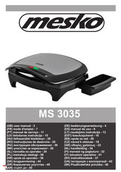 Mesko MS 3035 Mode D'emploi