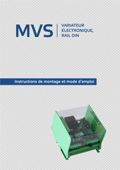 Sentera Controls MVS-1-60CDM Instructions De Montage Et Mode D'emploi