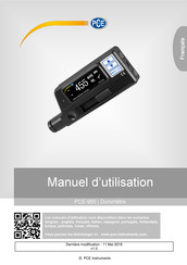 PCE Instruments PCE-950 Manuel D'utilisation