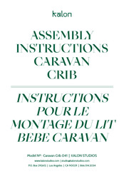 Kalon Caravan Crib 041 Instruction Pour Le Montage