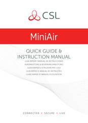 CSL MiniAir Guide Rapide Et Manuel D'instruction