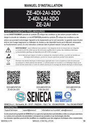 Seneca ZE-4DI-2AI-2DO Manuel D'installation
