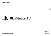 Sony PlayStation TV VTE-1016 Guide De Sécurité