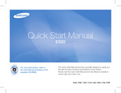 Samsung ES20 Guide Rapide