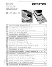 Festool SSH-STF-LS130-Kit Mode D'emploi