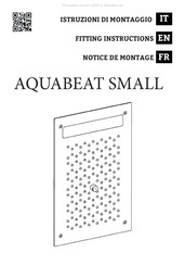 IB RUBINETTI AQUABEAT SMALL Notice De Montage