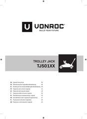 VONROC TJ501 Serie Traduction De La Notice Originale