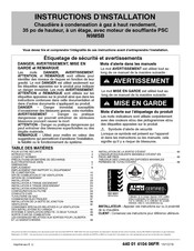 ICP PSC N9MSB Instructions D'installation