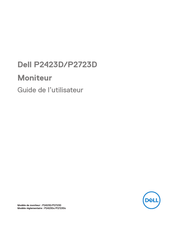 Dell P2423D Guide De L'utilisateur